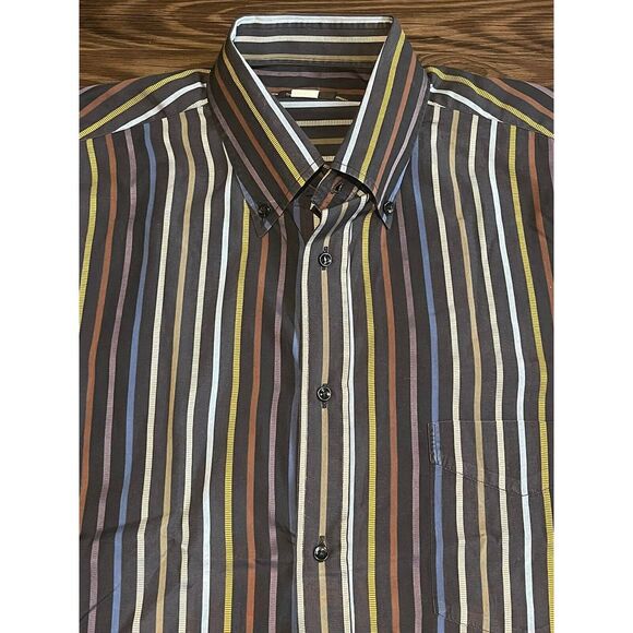 Paul & Shark Other - Paul & Shark Yachting XL Multicolor Striped Button Down L/S Cotton Shirt